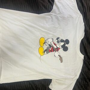 Revenge Mickey Cobain White Tee